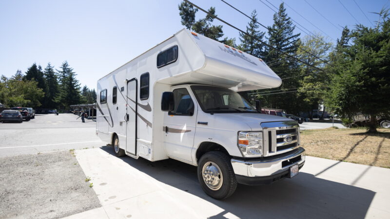 RV motorhome in Squamish