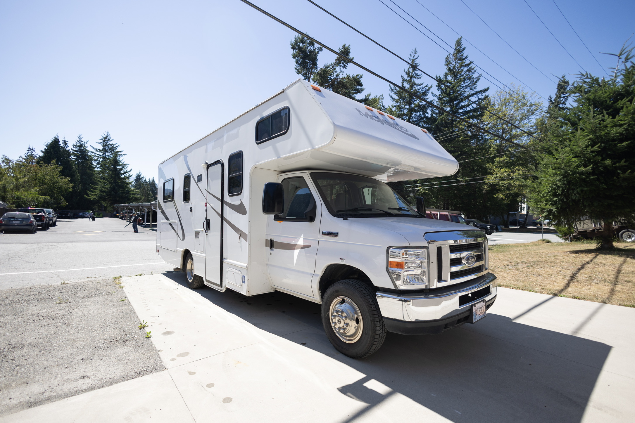 RV motorhome in Squamish
