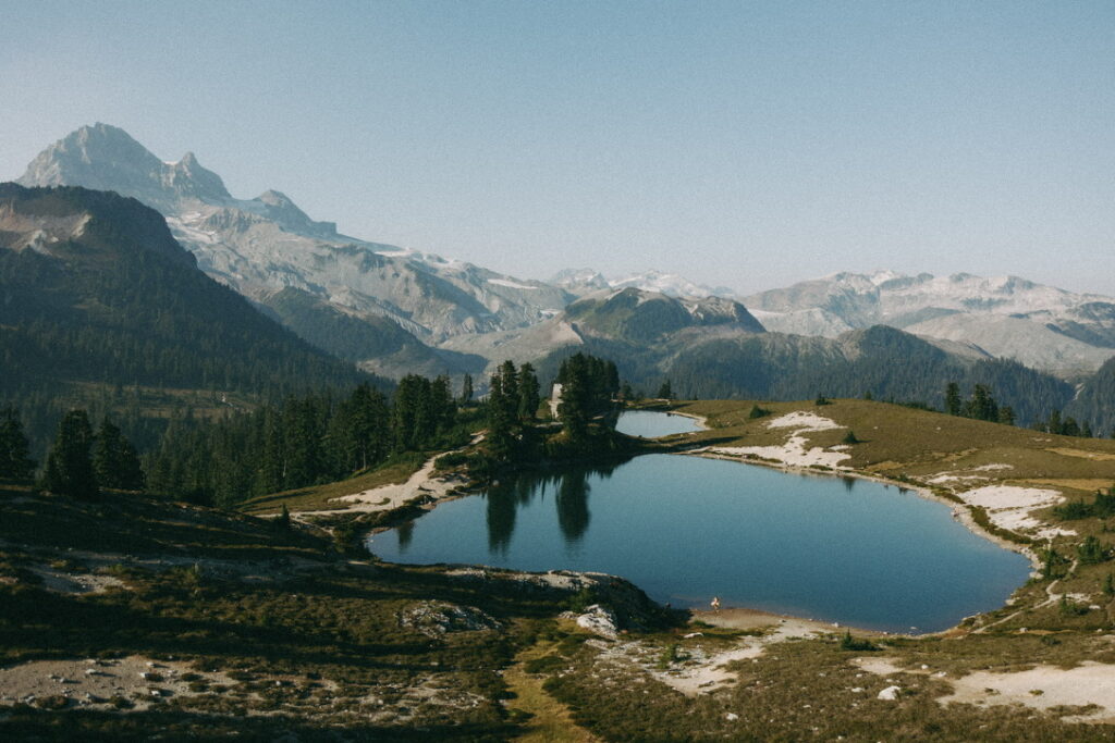 Beautiful Mountain lake near Squamish British Columbia